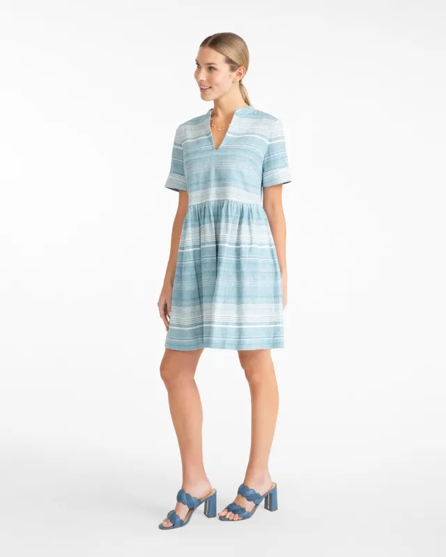 Simone Mini Dress in Stripe made by Draper James