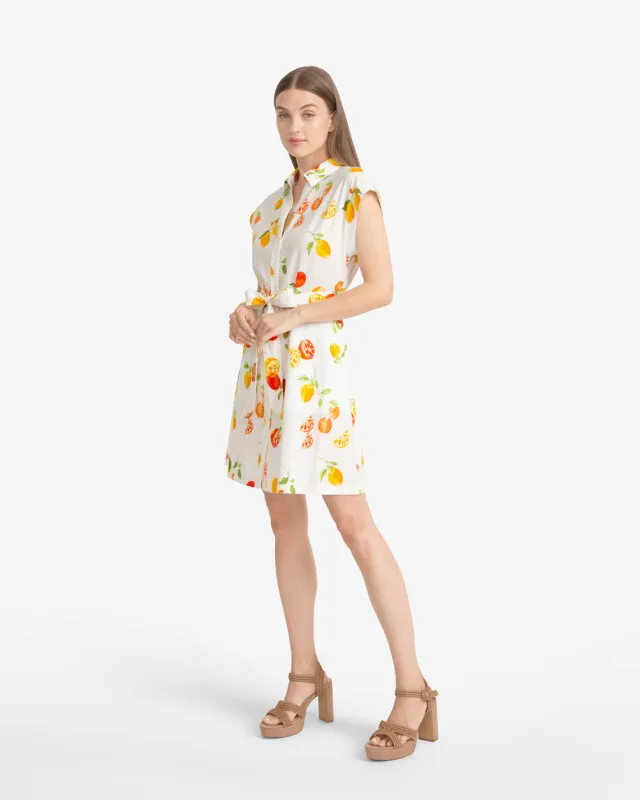 Trisha Citrus Print Dress made by Draper James
