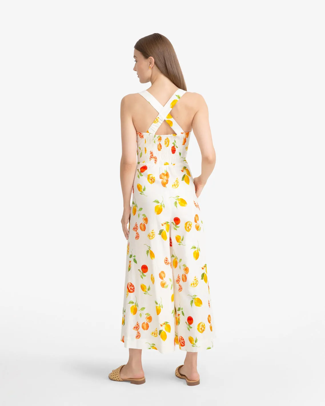 Kendall Jumpsuit Citrus Print sold by Draper James product image thumbnail 2