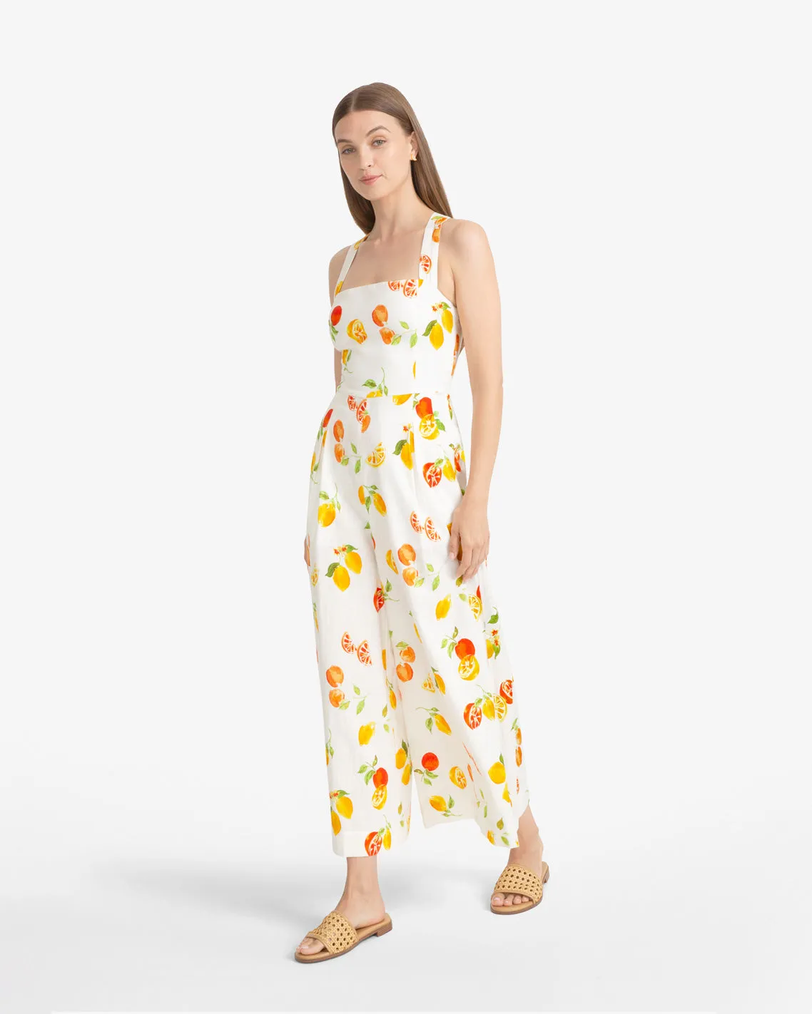 Kendall Jumpsuit Citrus Print sold by Draper James product image thumbnail 3