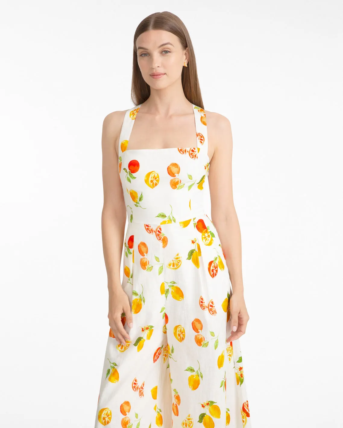 Kendall Jumpsuit Citrus Print sold by Draper James product image thumbnail 4