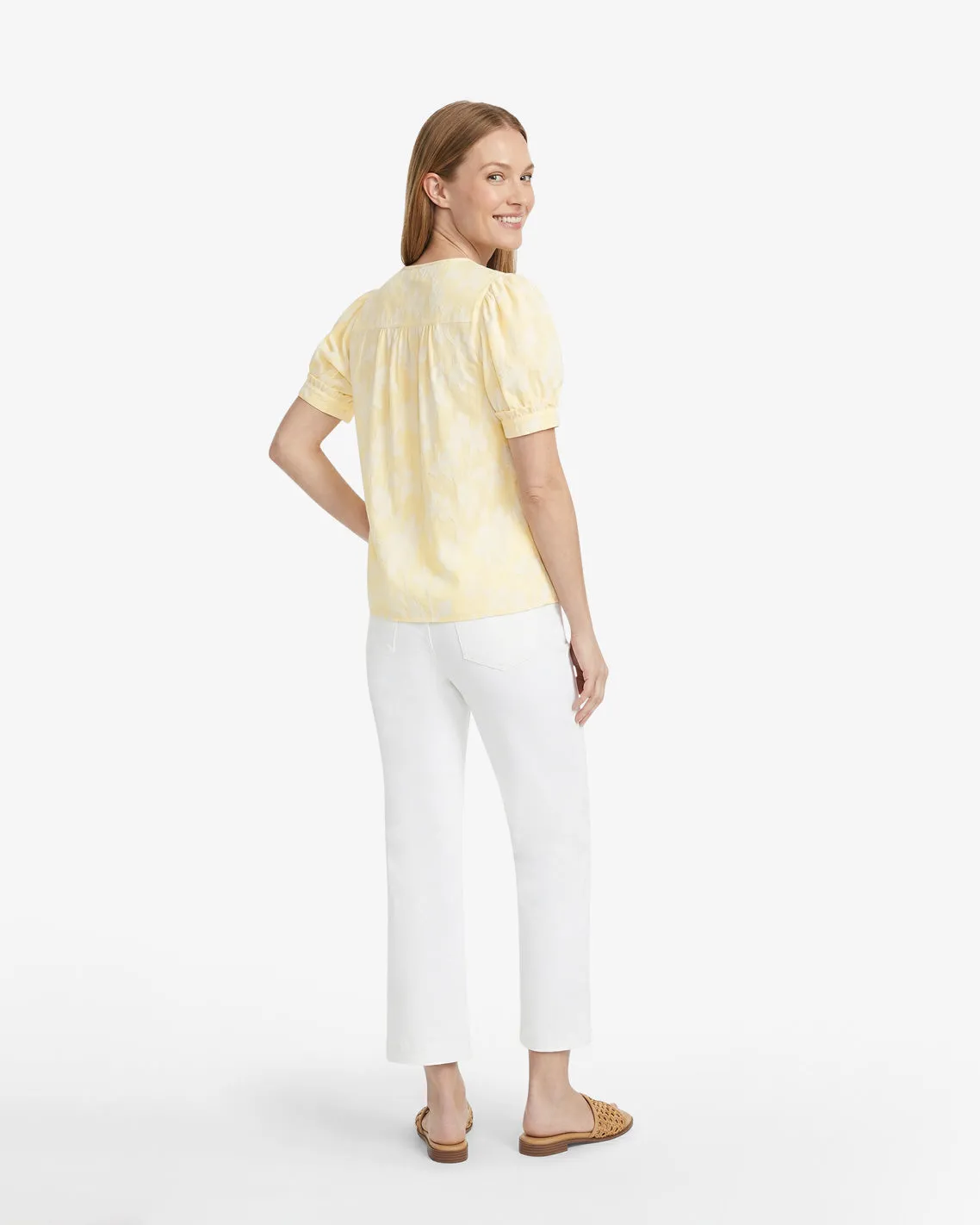 Striped Fil Coupe Heidi Top sold by Draper James product image thumbnail 5