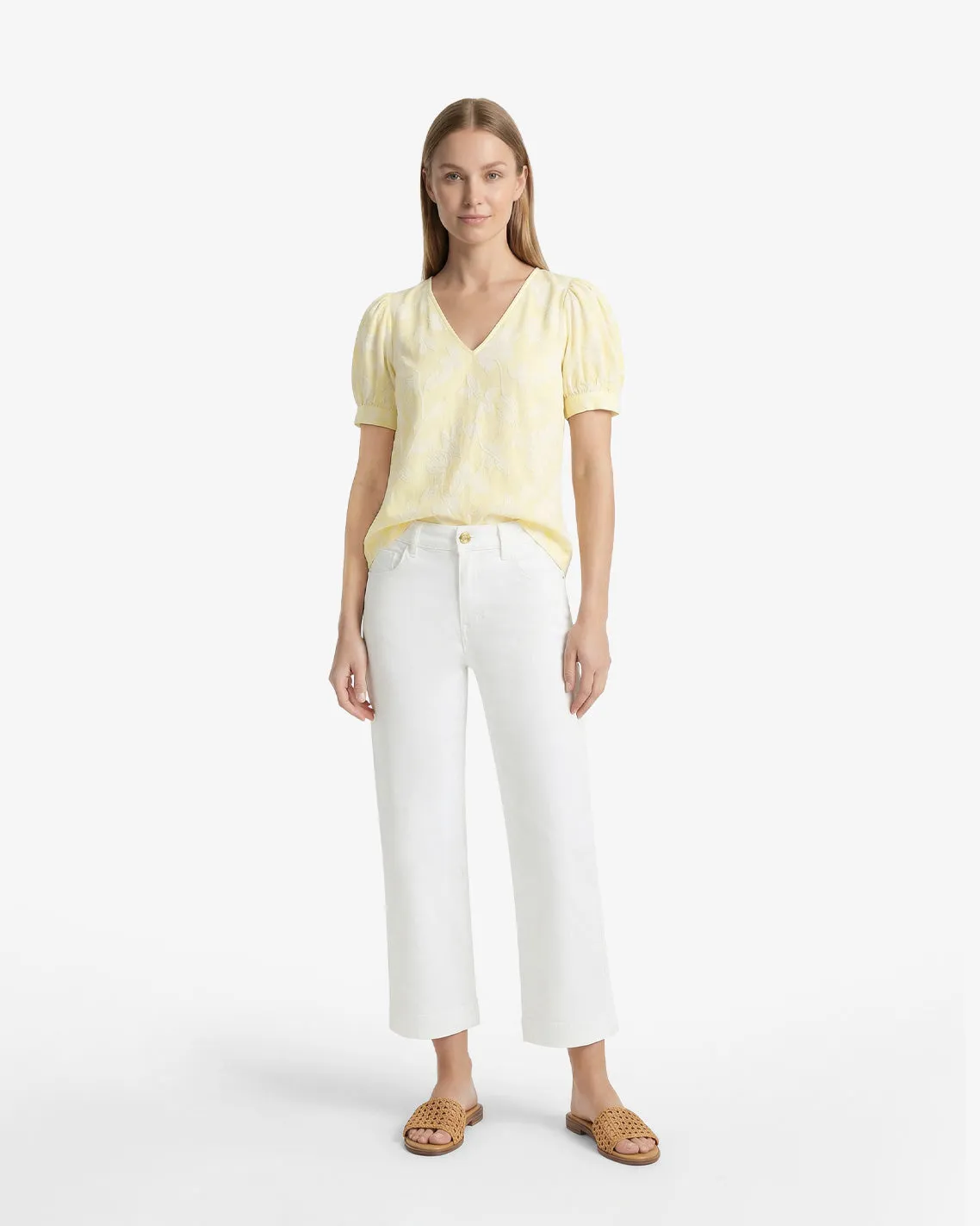 Striped Fil Coupe Heidi Top sold by Draper James product image thumbnail 2