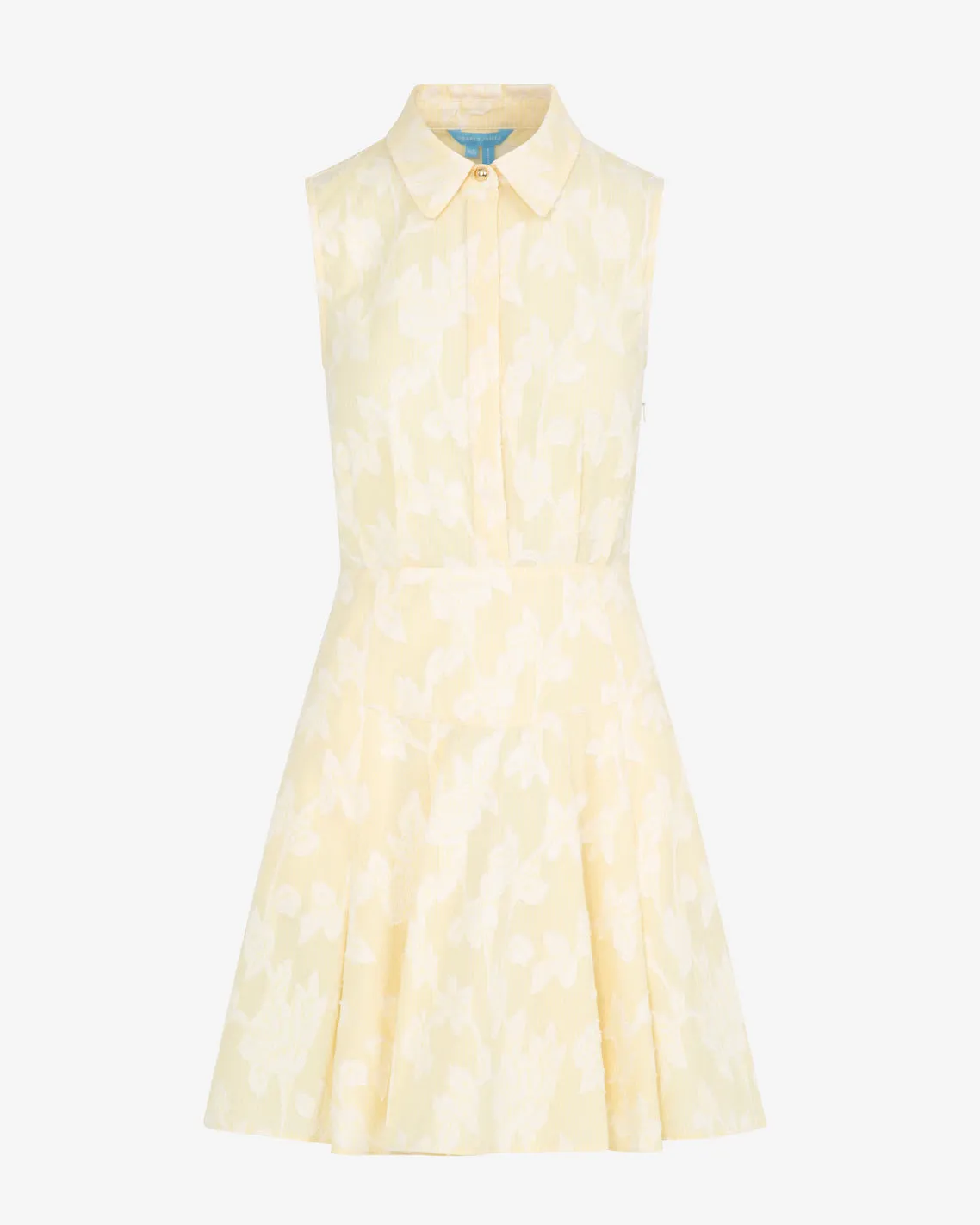 Brighton Mini Collared Dress in Striped Fil Coupe sold by Draper James product image thumbnail 5