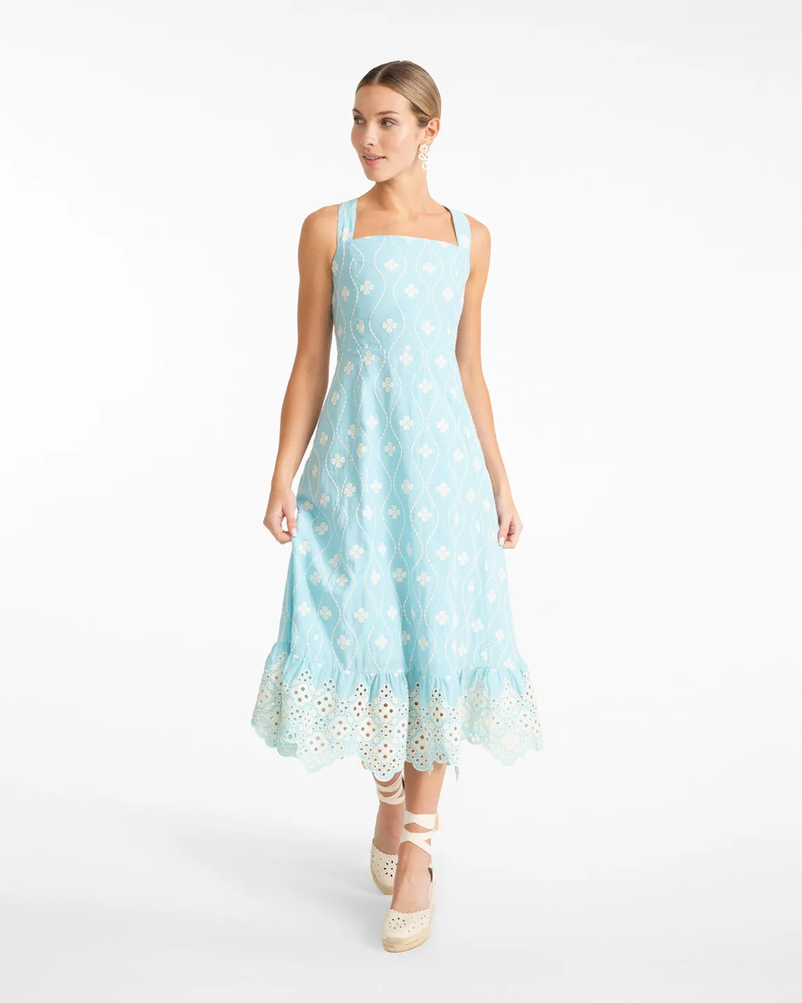 Ralph Dress in Eyelet Embroidery sold by Draper James product image thumbnail 2