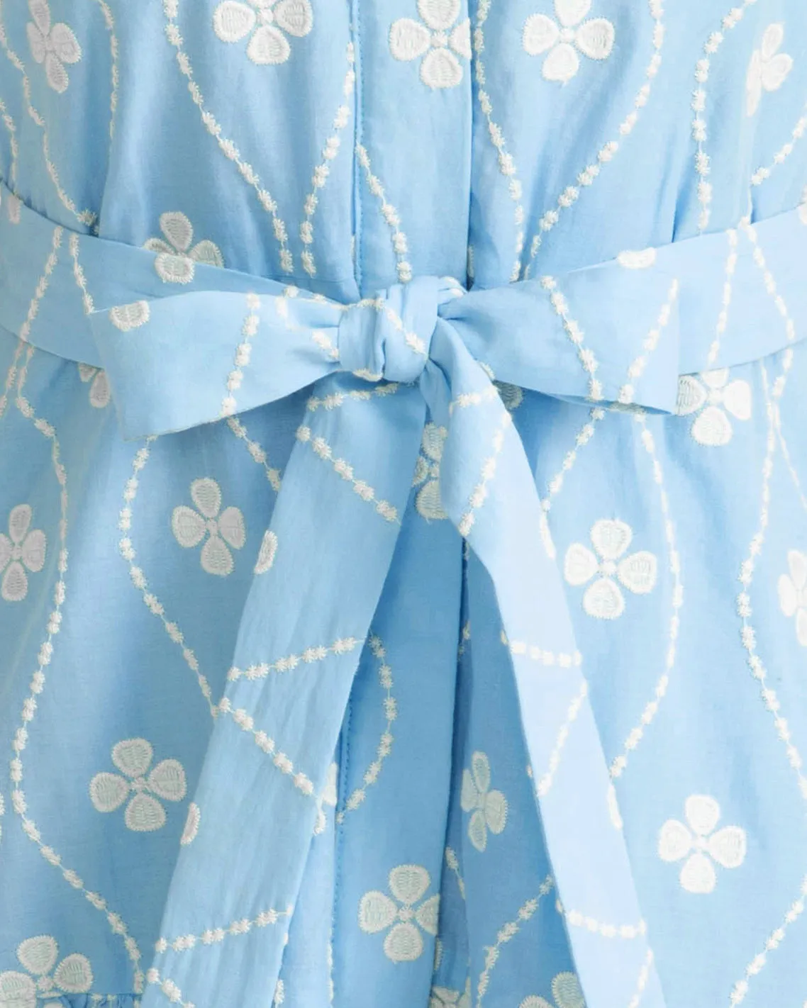 Kallie Mini Dress in Eyelet Embroidery sold by Draper James product image thumbnail 5