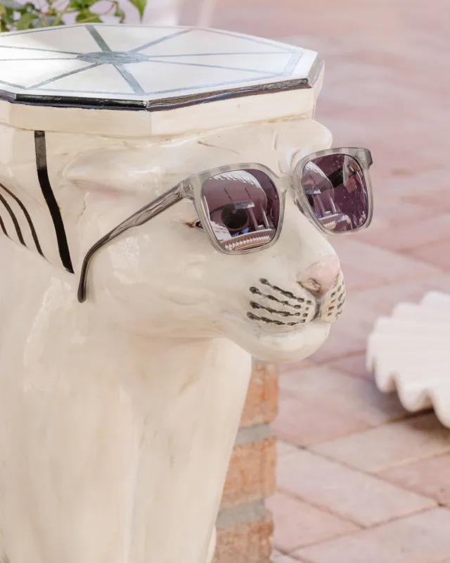 Sunglasses in Smoke Stripe made by Draper James