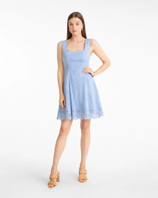 Olympia Dress in Embroidery made by Draper James