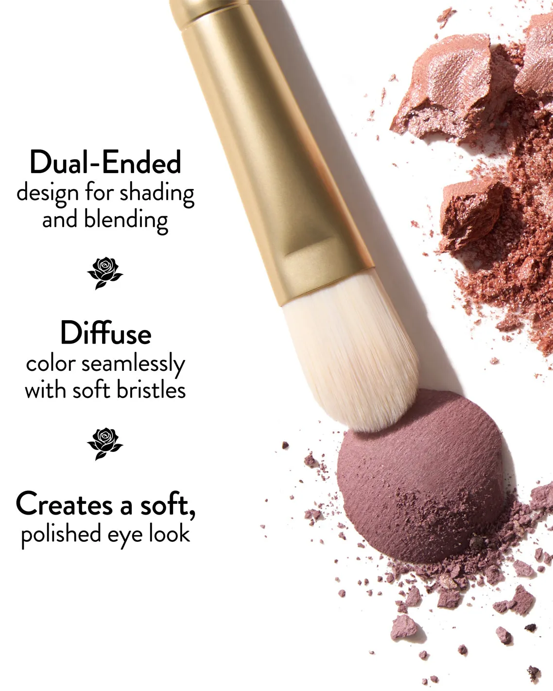 Draper James x Laura Geller Dual-Ended Eyeshadow Brush sold by Draper James product image thumbnail 4