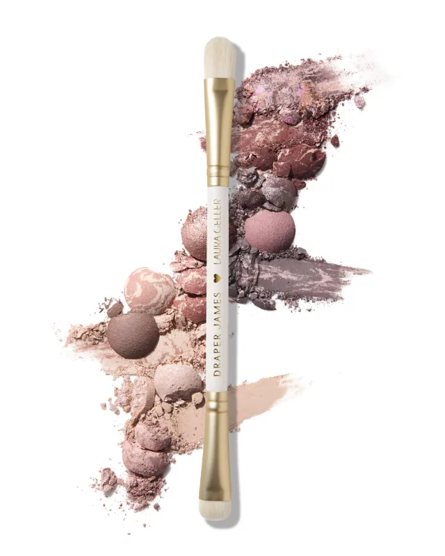 Draper James x Laura Geller Dual-Ended Eyeshadow Brush made by Draper James