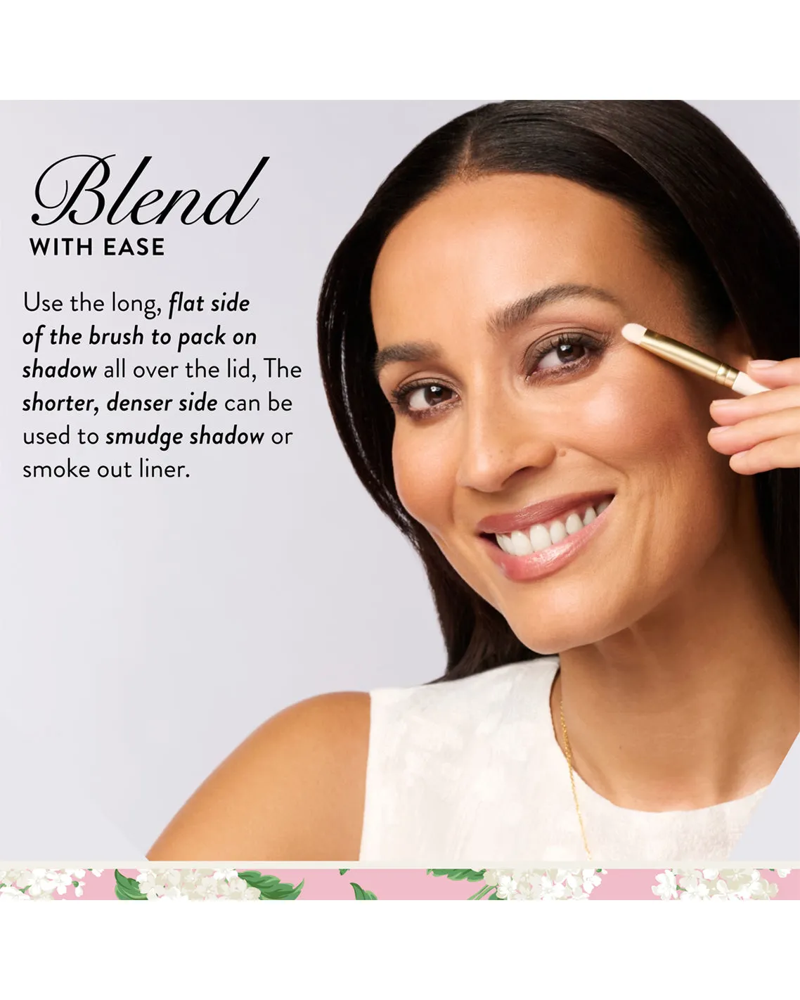 Draper James x Laura Geller Dual-Ended Eyeshadow Brush sold by Draper James product image thumbnail 3