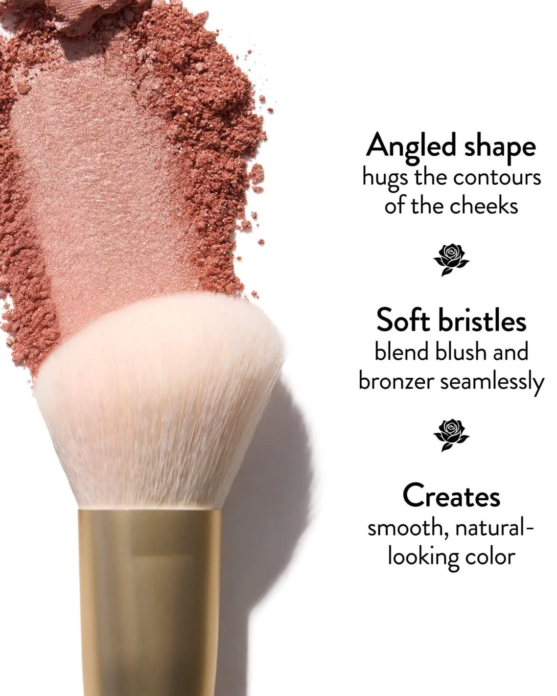 Draper James x Laura Geller Angled Blush Brush sold by Draper James product image thumbnail 2