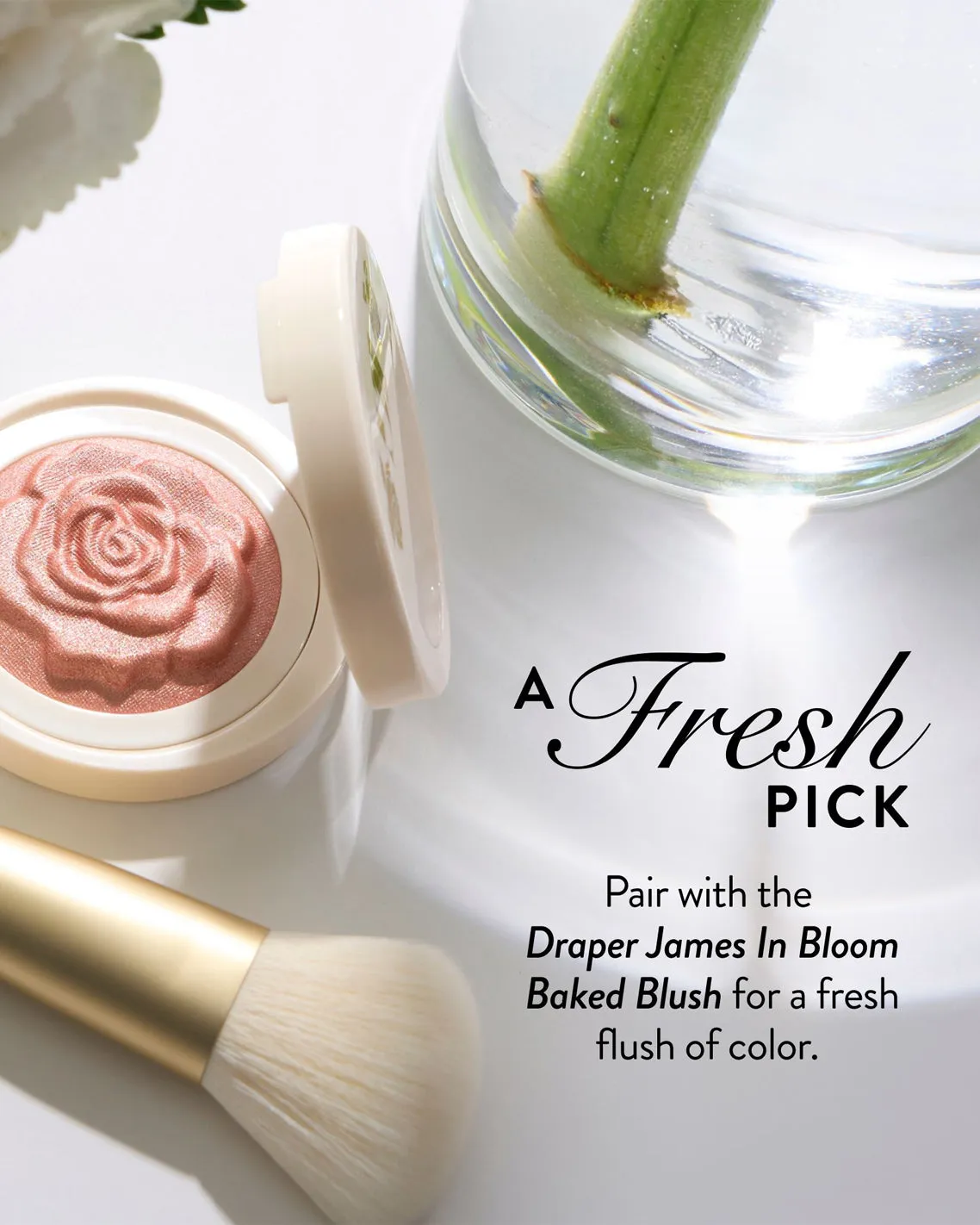 Draper James x Laura Geller Angled Blush Brush sold by Draper James product image thumbnail 4