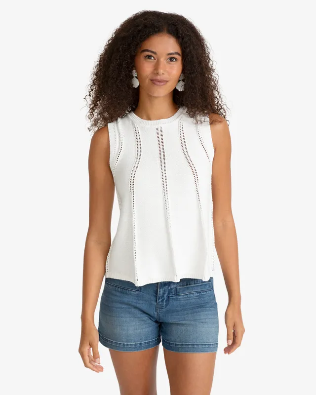Knit Flared Tank made by Draper James