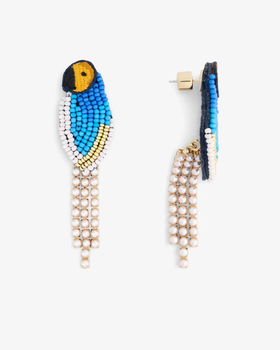Beaded Parrot Earrings sold by Draper James product image thumbnail 3
