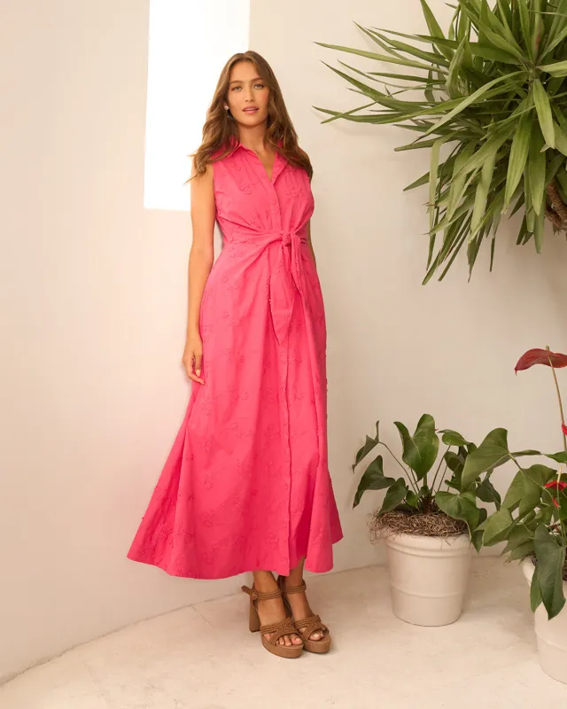 Evangeline Dress in Dimensional Flower made by Draper James