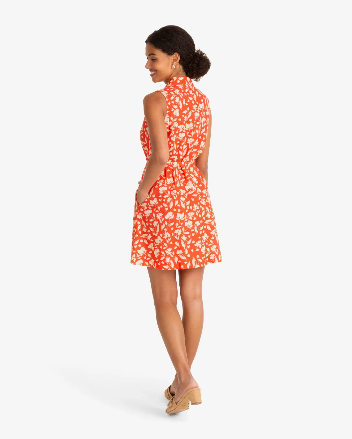 Cyrus Mini Dress in Floral Poppy sold by Draper James product image thumbnail 3