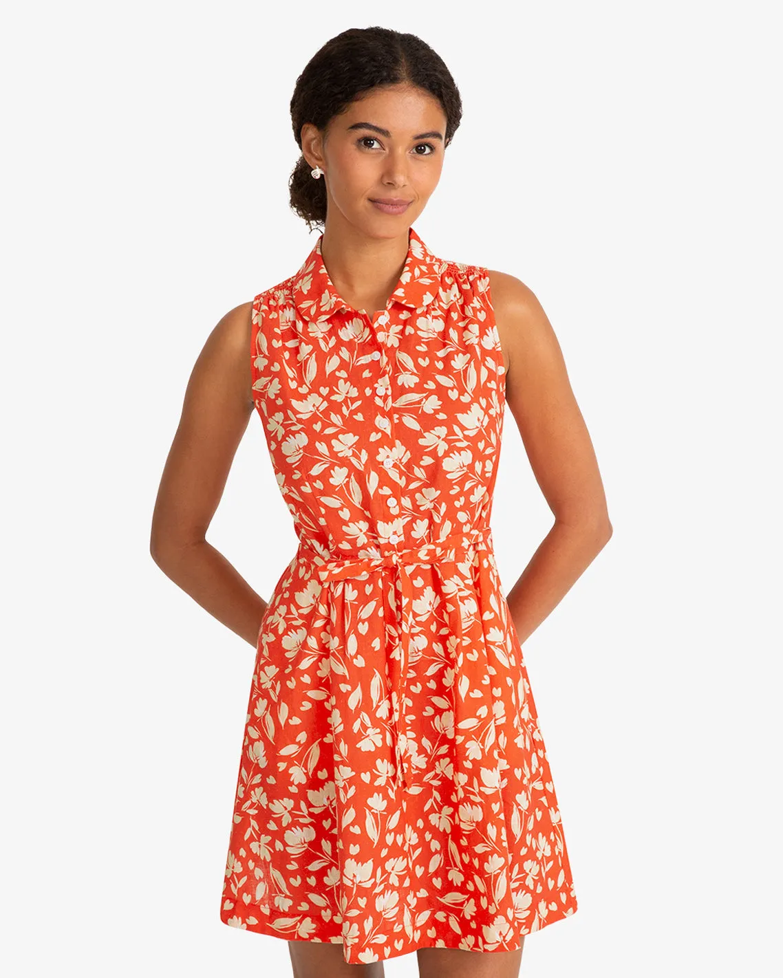 Cyrus Mini Dress in Floral Poppy sold by Draper James product image thumbnail 2