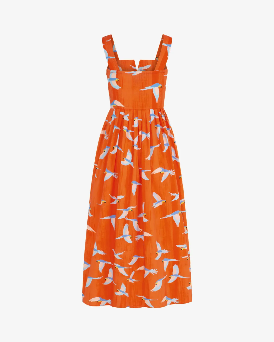 Esme Midi Dress in Parrot Print sold by Draper James product image thumbnail 5