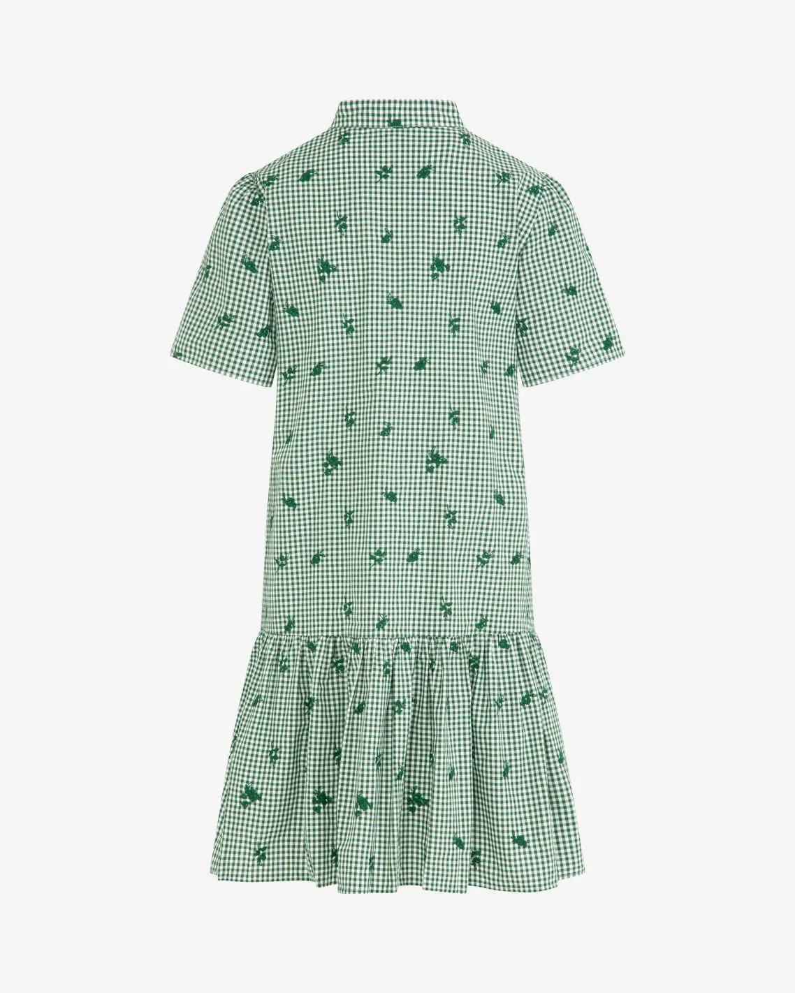 Molly Mini Dress in Green Gingham sold by Draper James product image thumbnail 5