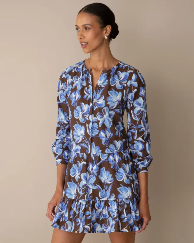 Brittney Mini Dress in Twilight Blooms made by Draper James