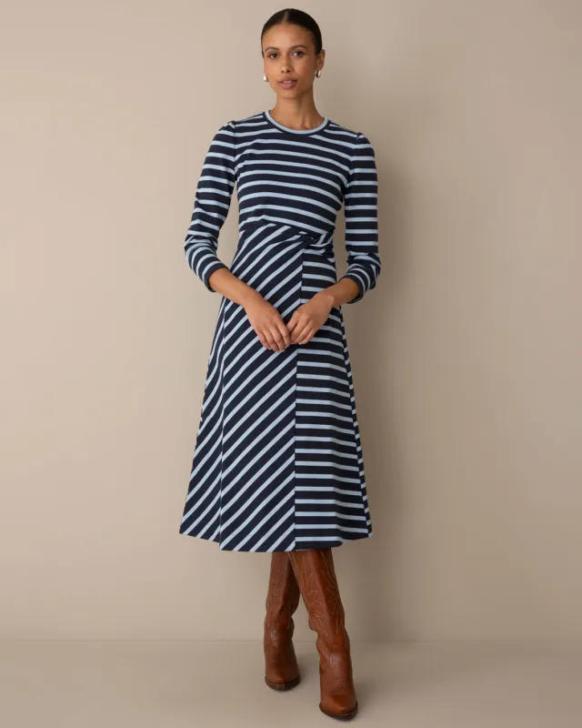 Cece Midi Dress in Bateau Knit made by Draper James