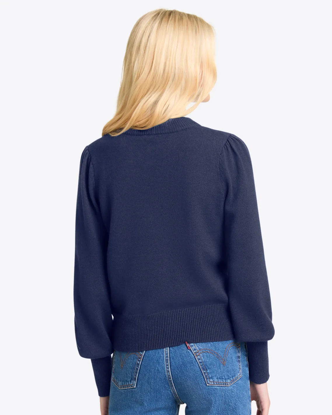 Crewneck Sweater in Embroidered Skier sold by Draper James product image thumbnail 3