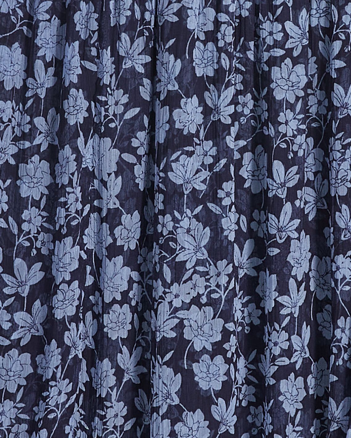 Kacey Smocked Waist Top in Navy Magnolia sold by Draper James product image thumbnail 4