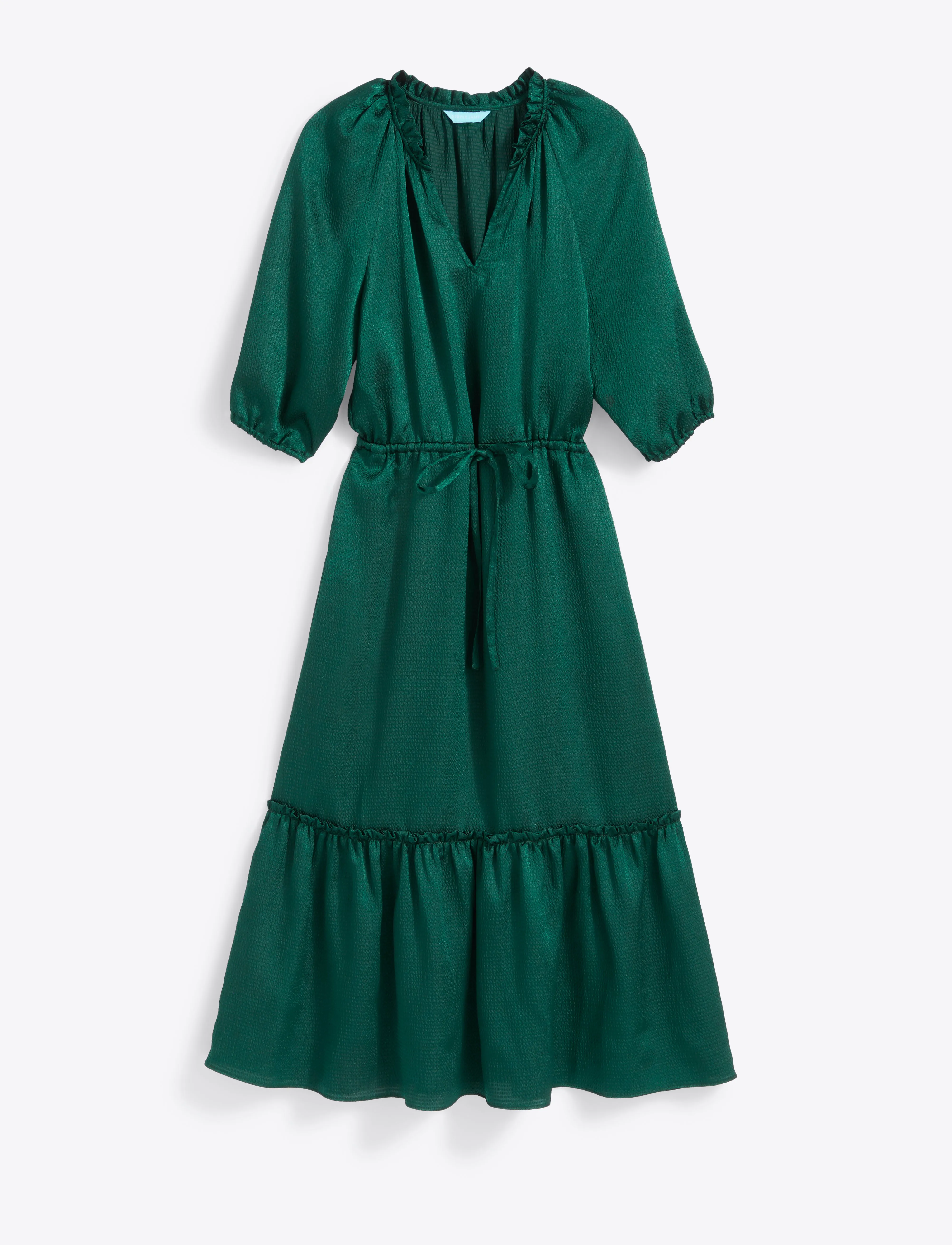 Martina Midi Dress in Hammered Satin sold by Draper James product image thumbnail 2