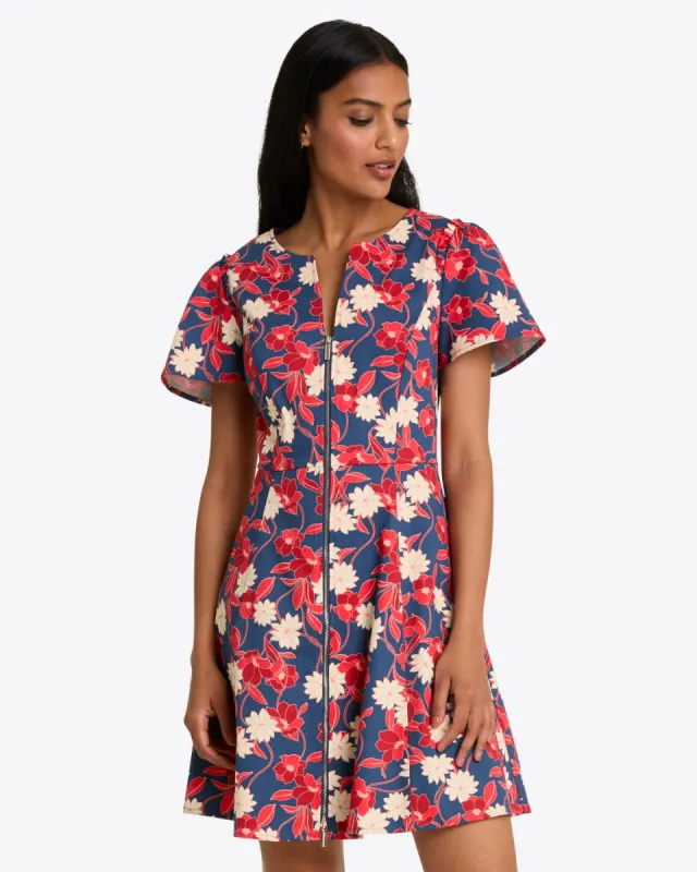 Mae Love Circle Dress in Mod Floral sold by Draper James