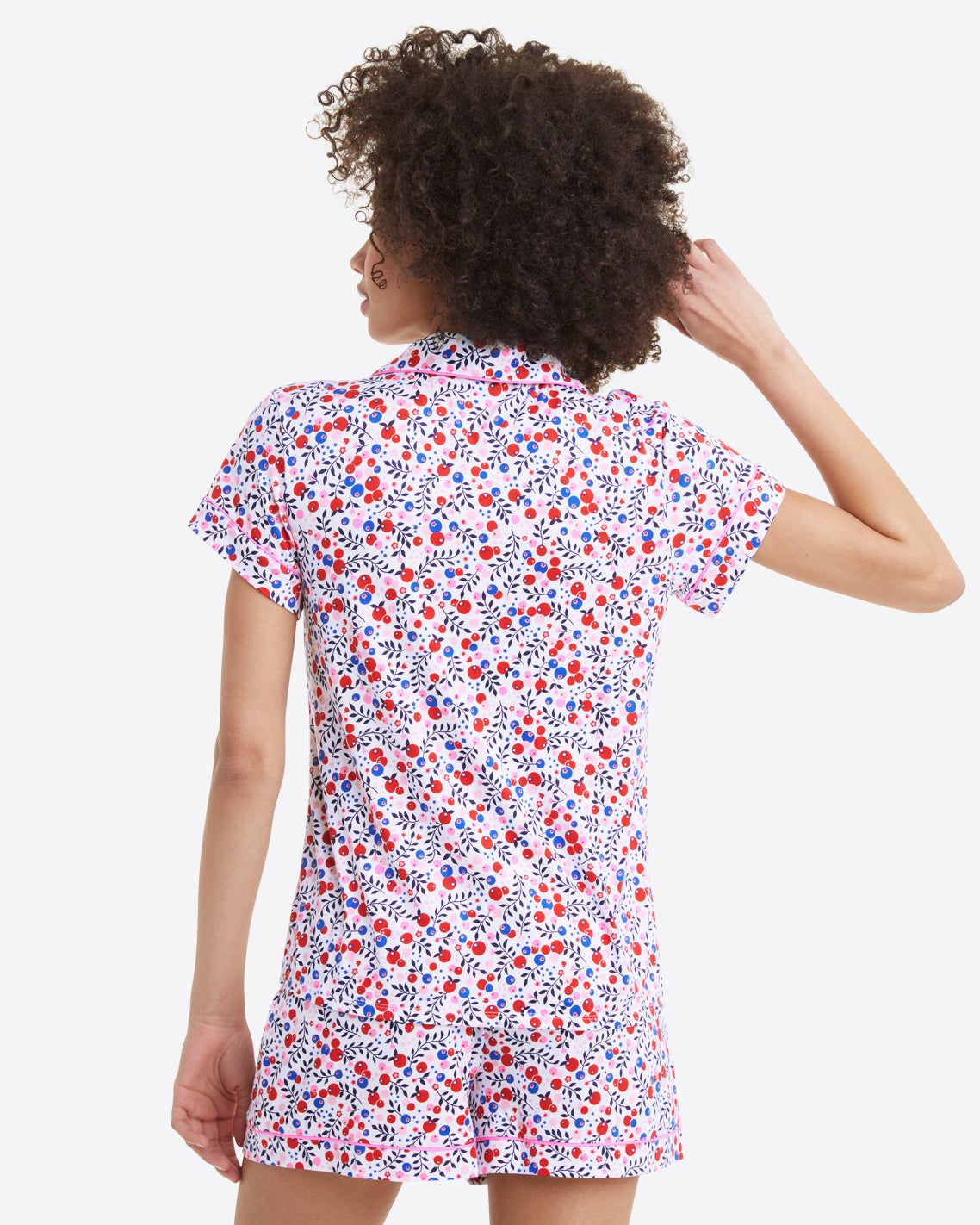 Sara Pajama Set in Berry sold by Draper James product image thumbnail 3