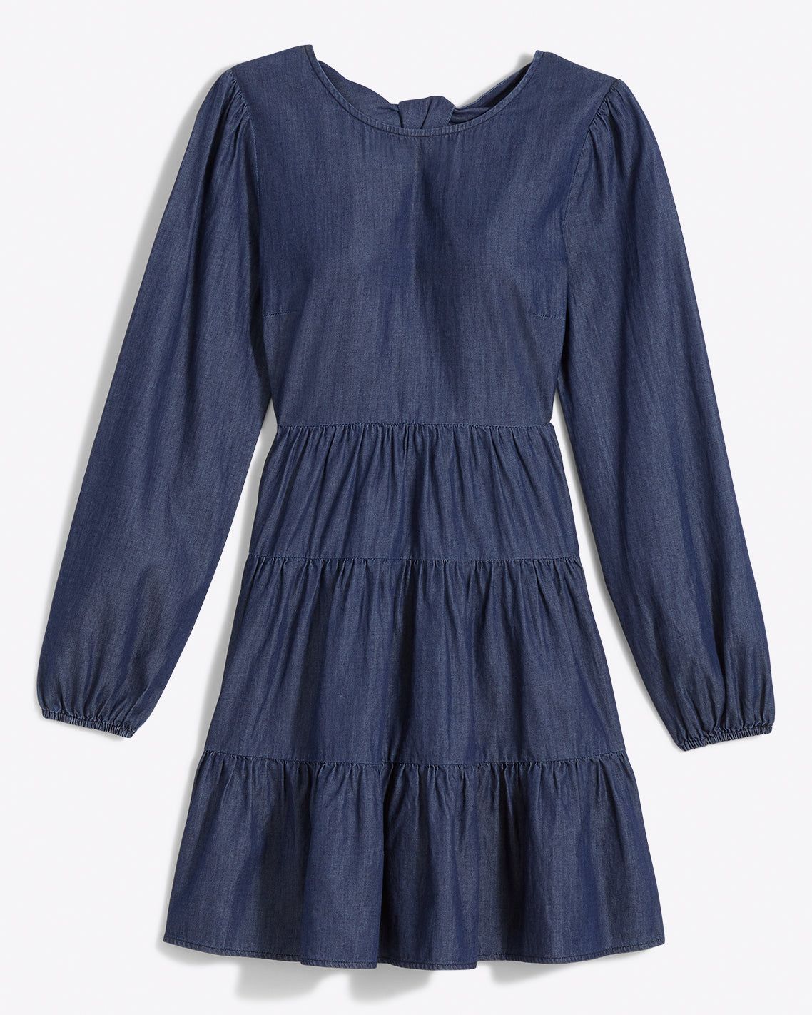 Pam Babydoll Dress in Dark Wash sold by Draper James product image thumbnail 2