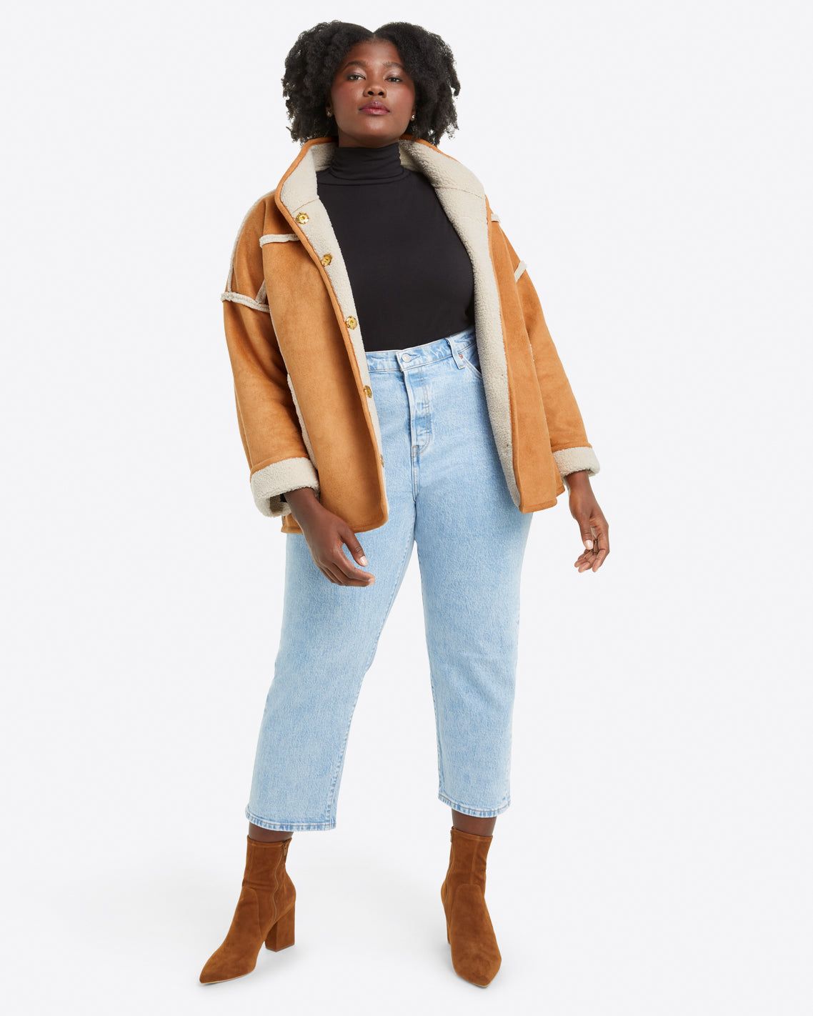 Reversible Sherpa Jacket sold by Draper James product image thumbnail 2