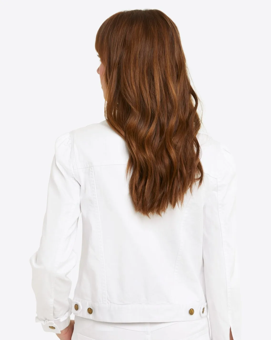 White Denim Jacket sold by Draper James product image thumbnail 2