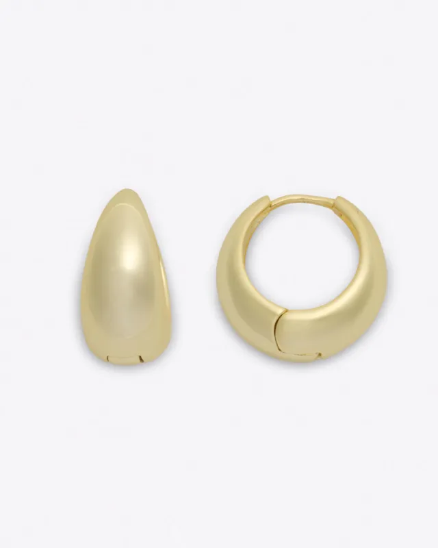 Thick Hoops in Gold sold by Draper James