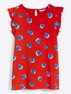 Flutter Sleeve Top in Aster Floral sold by Draper James