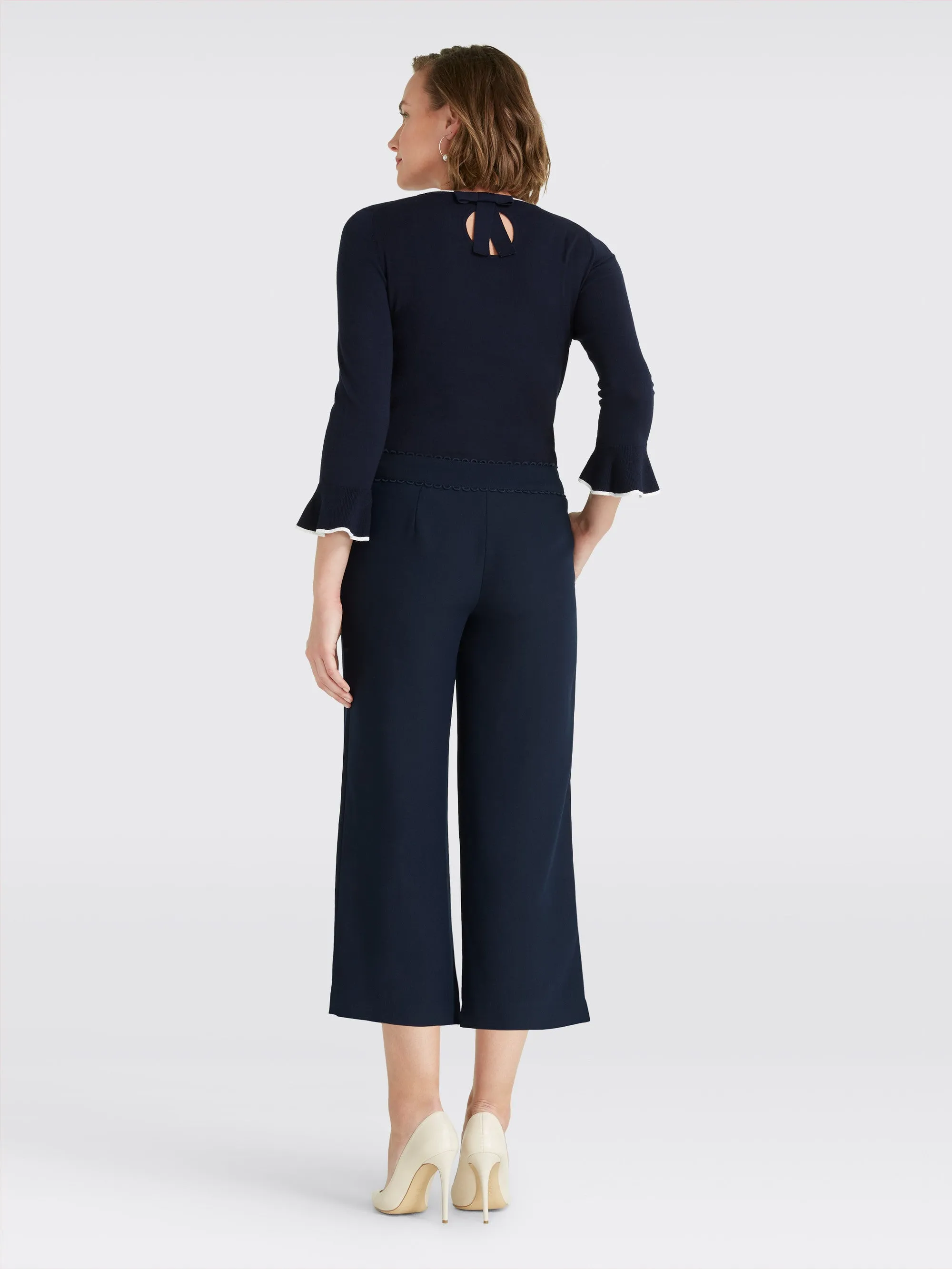 Scallop Crop Pant sold by Draper James product image thumbnail 4
