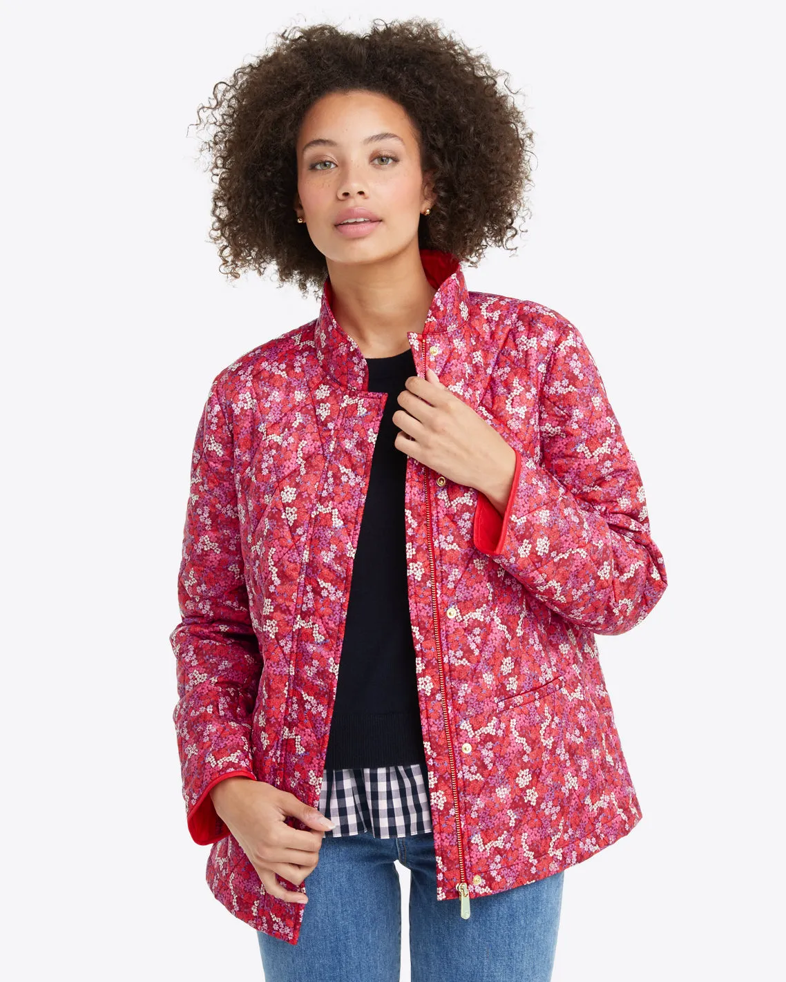 Quilted Puffer Jacket sold by Draper James product image thumbnail 4