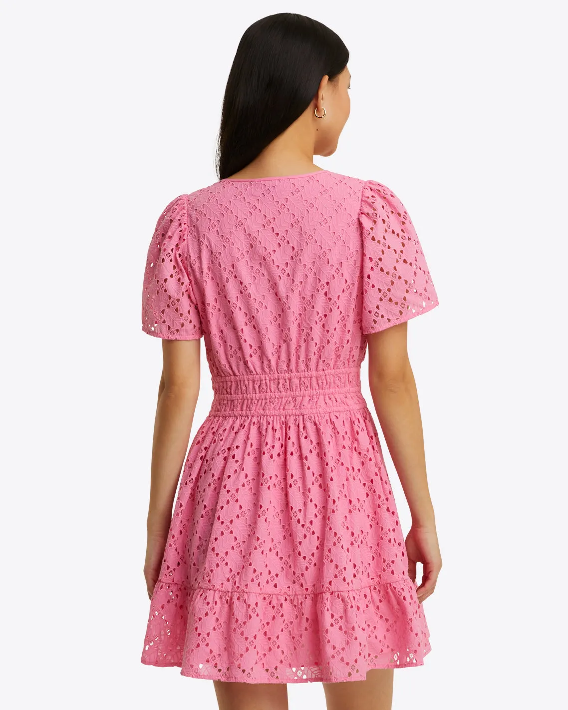 Wilson Mini Dress in Eyelet sold by Draper James product image thumbnail 2