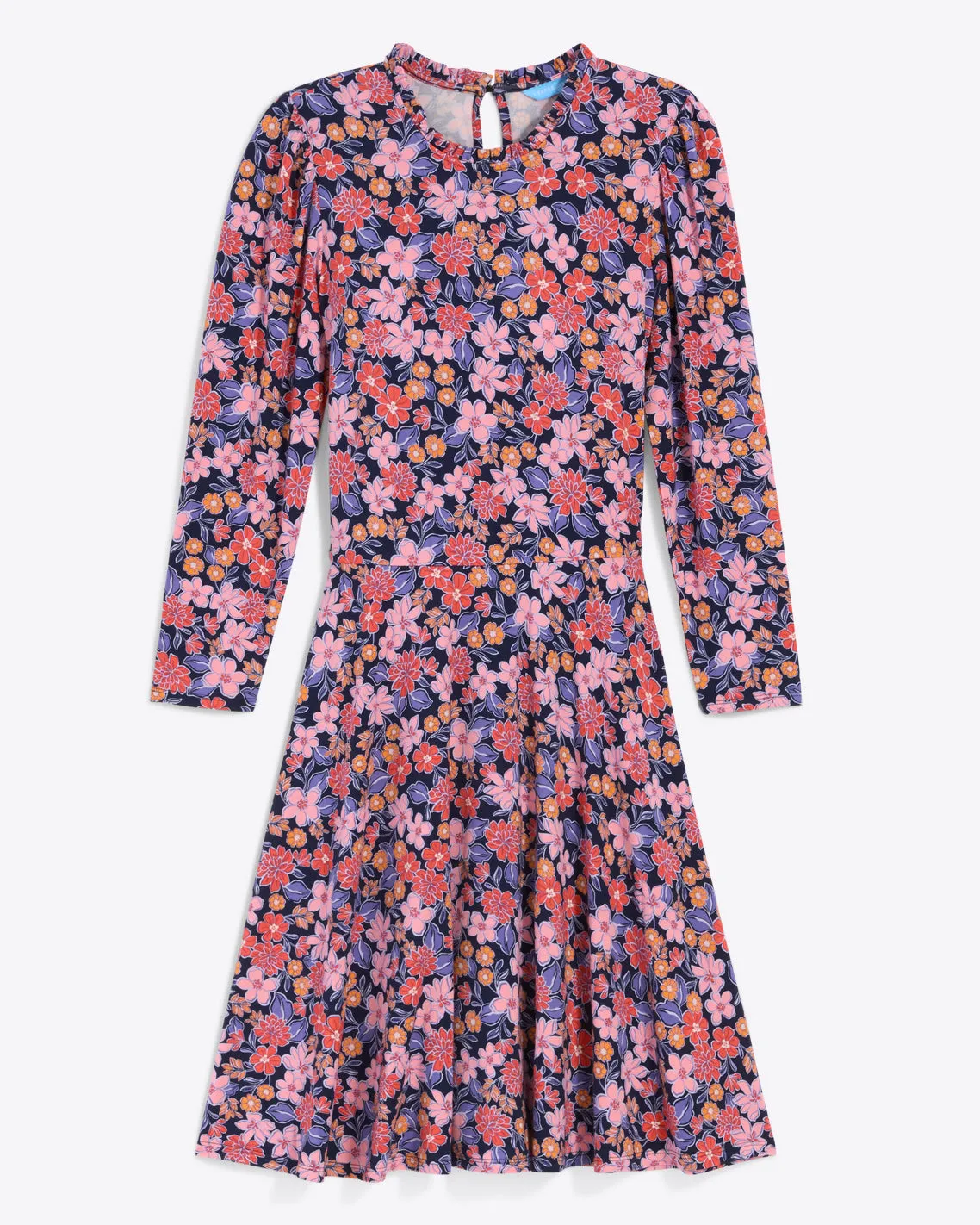 Julia Mini Dress in Abstract Dahlia sold by Draper James product image thumbnail 2