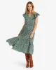 Meg Midi Dress in Gauzy Cotton sold by Draper James