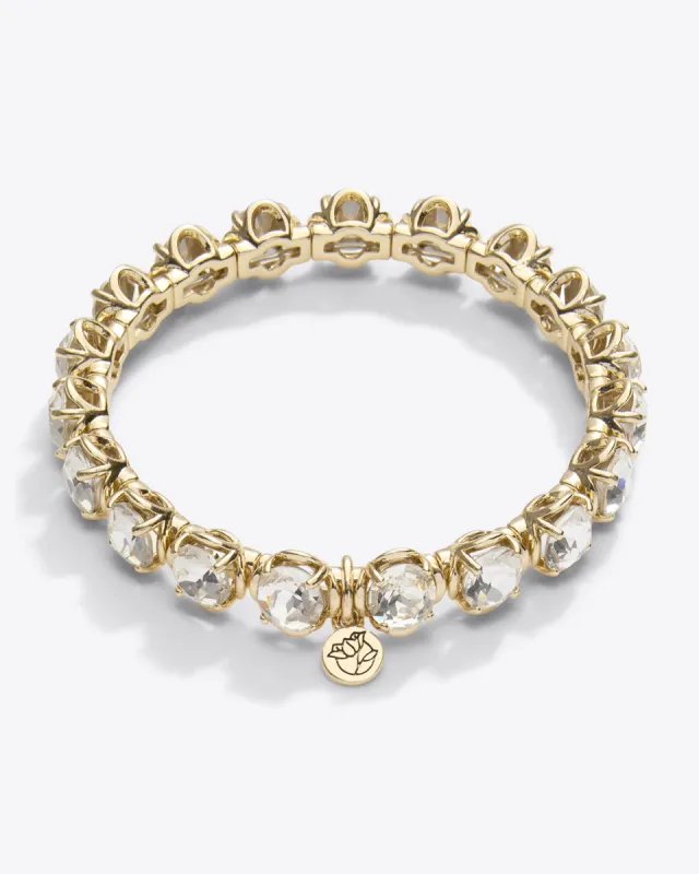 Scallop Gem Stretch Bracelet sold by Draper James