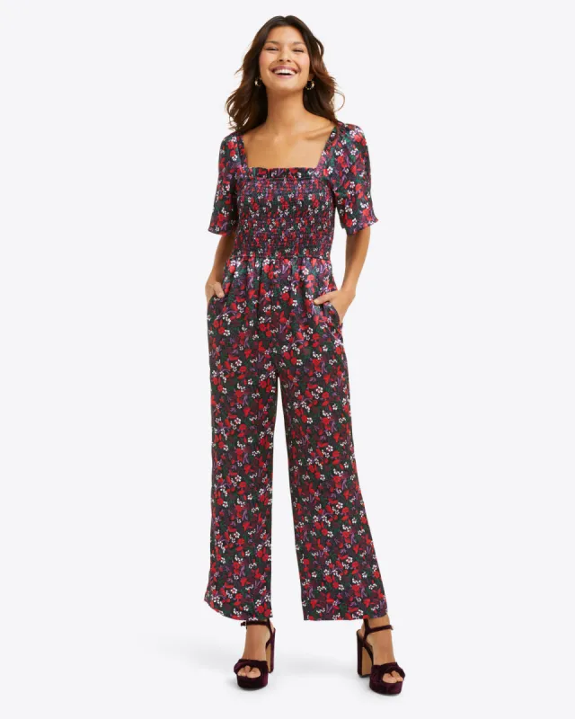 Maren Jumpsuit in Scarlet Floral made by Draper James