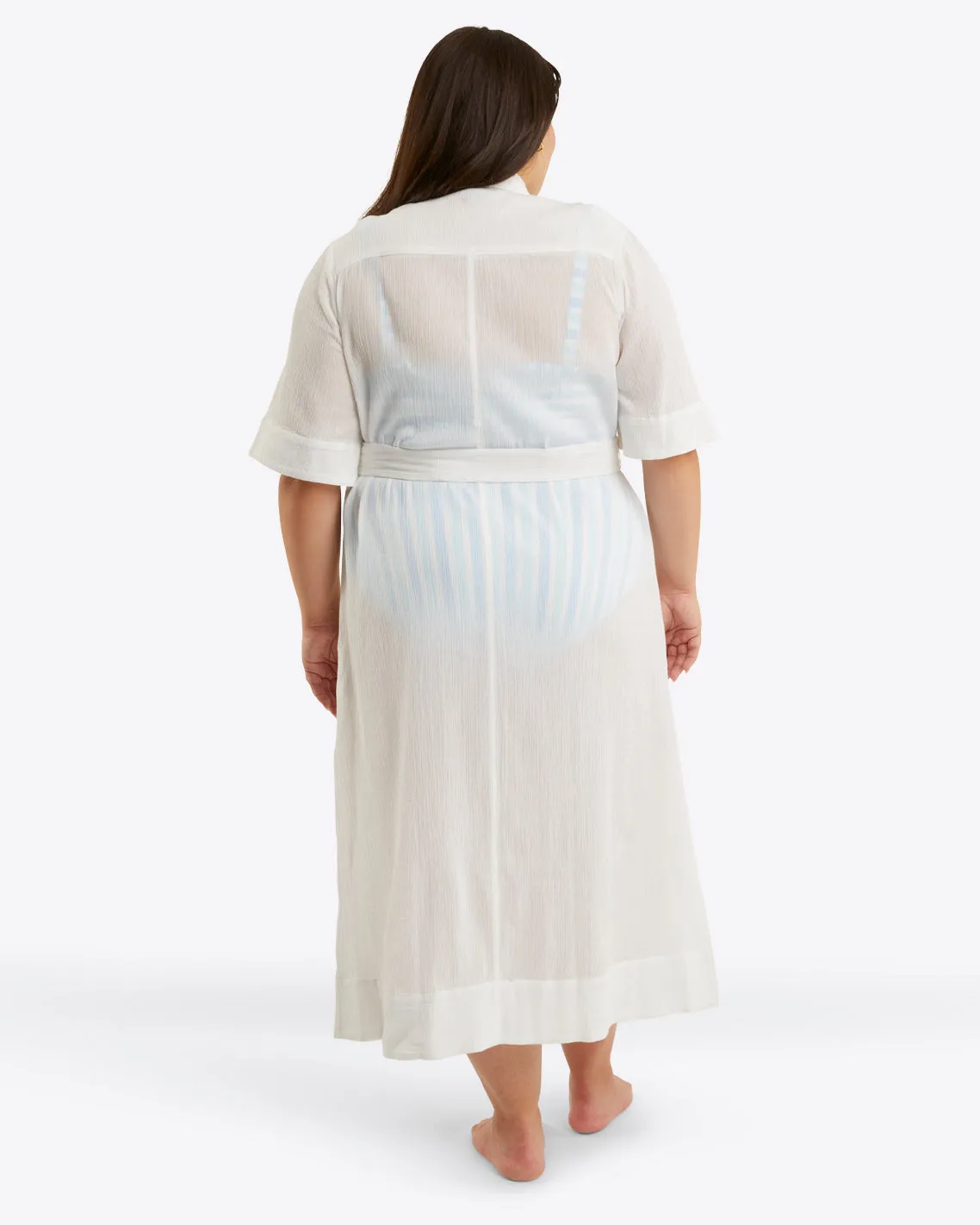 Crinkle Cotton Coverup sold by Draper James product image thumbnail 4
