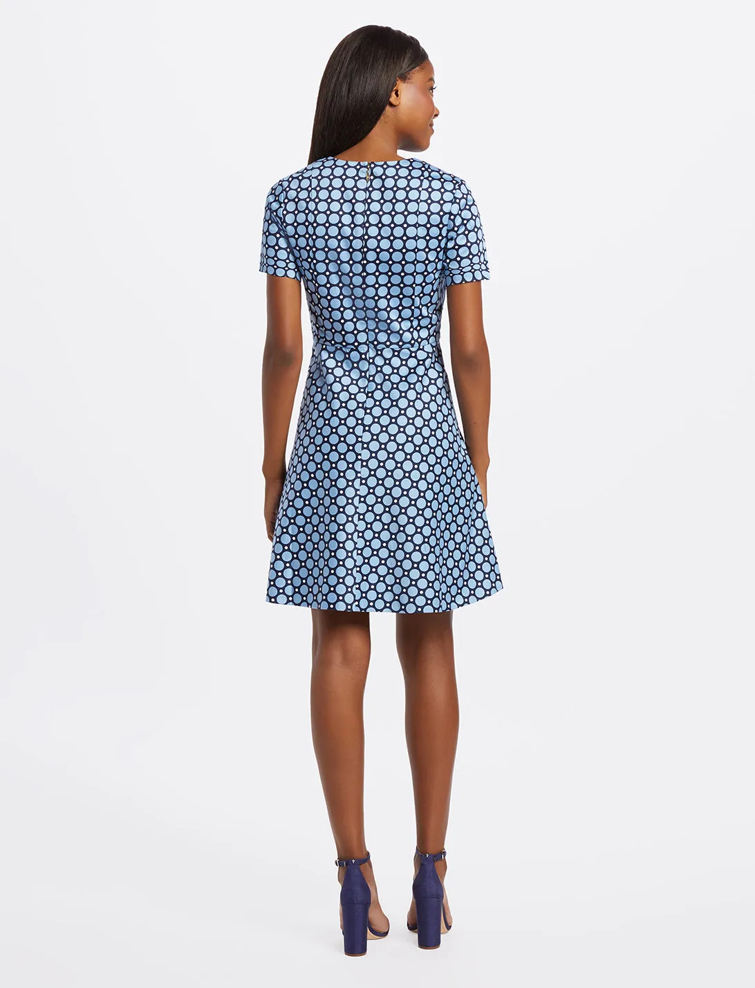 Mixed Dot Love Circle Dress sold by Draper James product image thumbnail 3