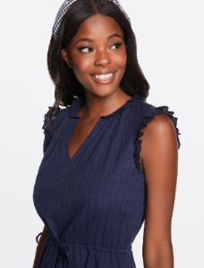 Sleeveless Popover Dress sold by Draper James