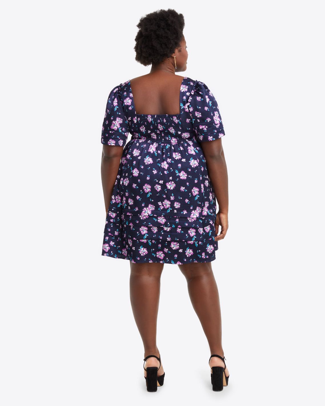 Dottie Babydoll Dress in Zinnia sold by Draper James product image thumbnail 5