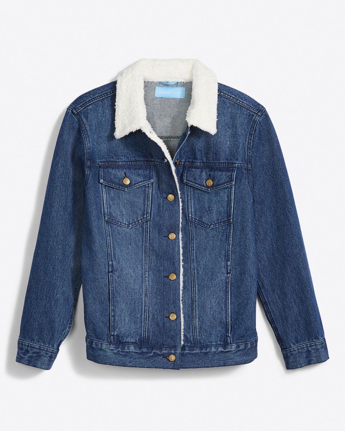 Shearling Denim Jacket sold by Draper James product image thumbnail 2