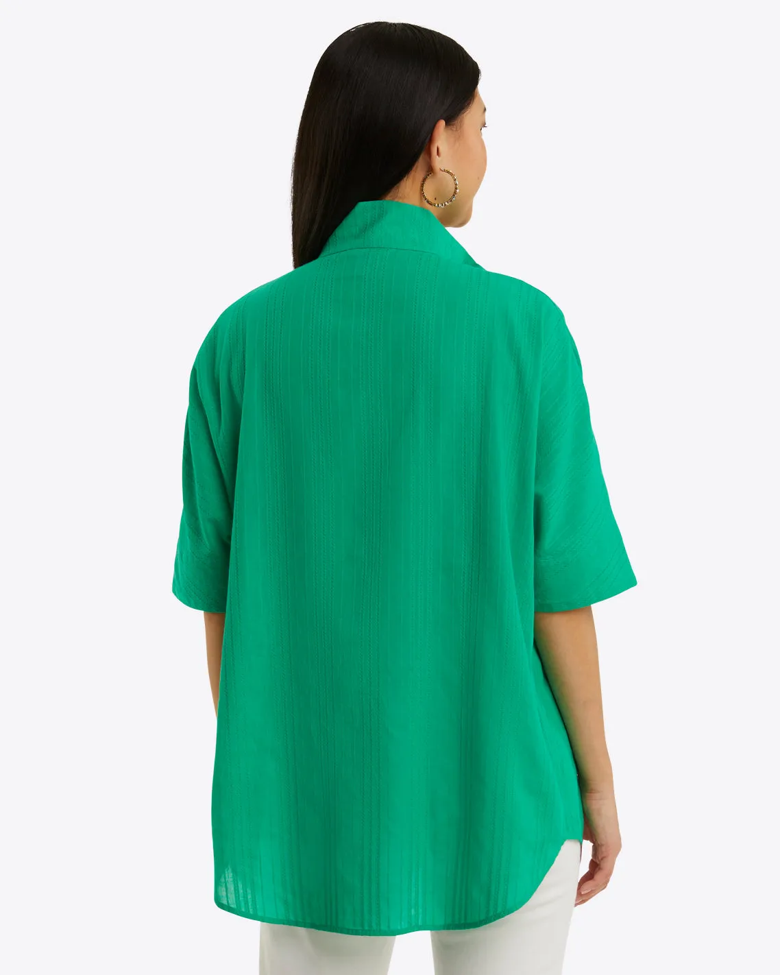 Logan Top in Cotton Dobby sold by Draper James product image thumbnail 3