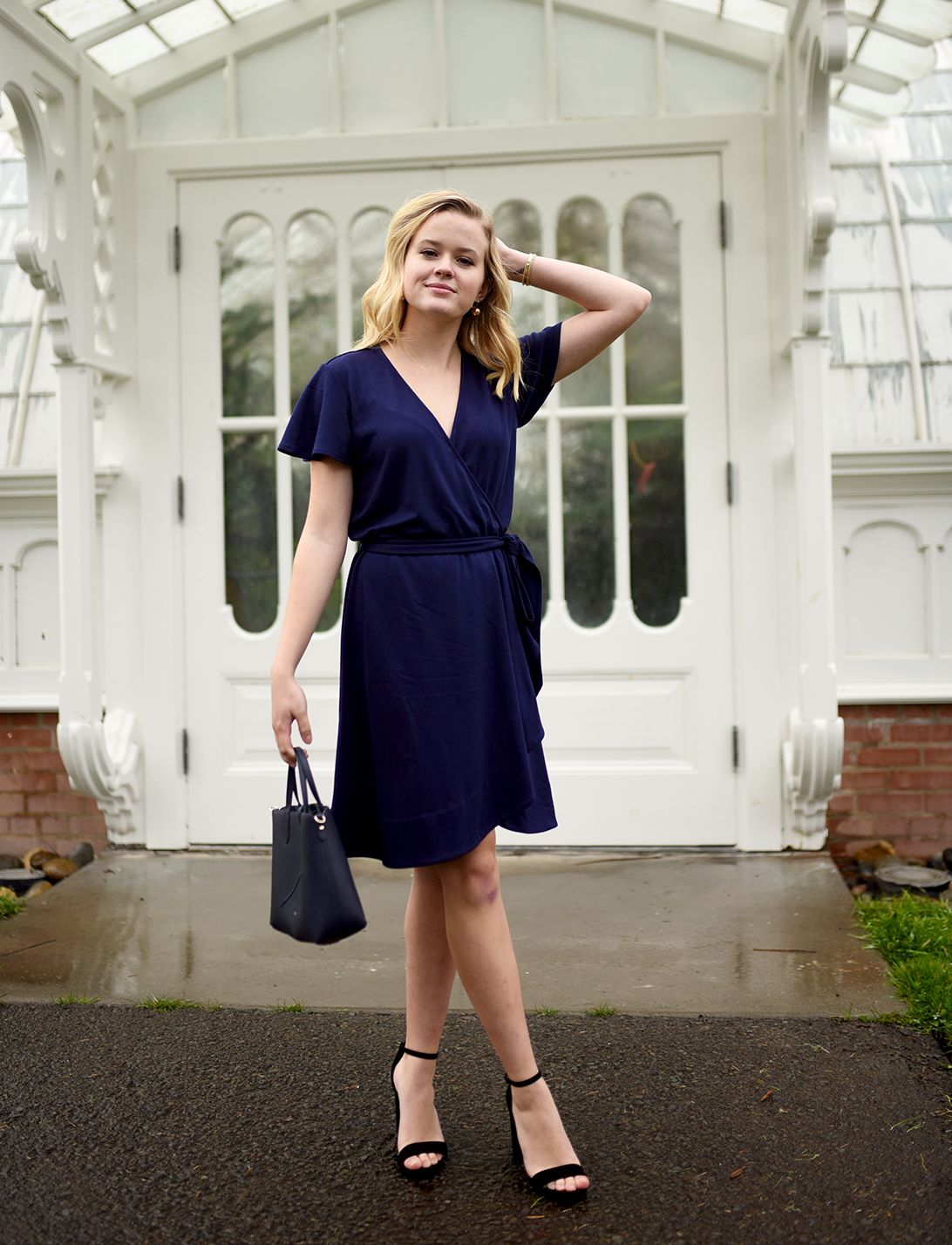 Wrap Dress sold by Draper James